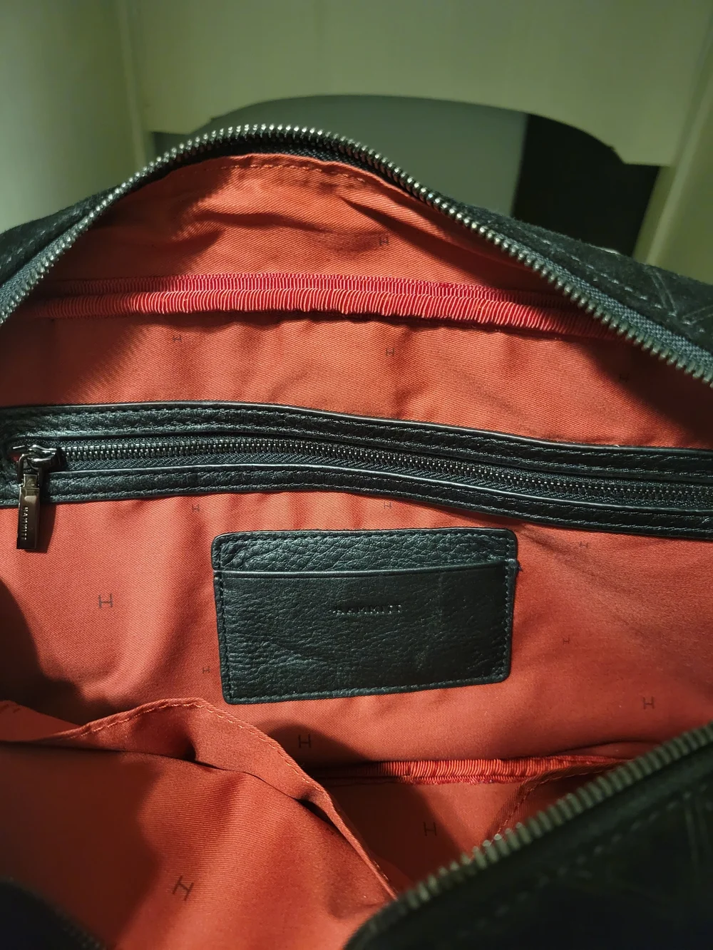 HAMMITT MED MEREDITH NOIR DIAMOND SUEDE BAG